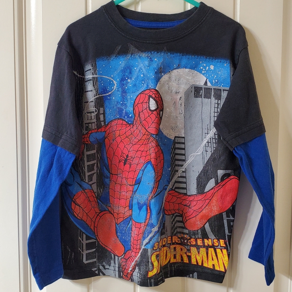 MarvelKids Spider-Man Spider Sense Long Sleeve Tee